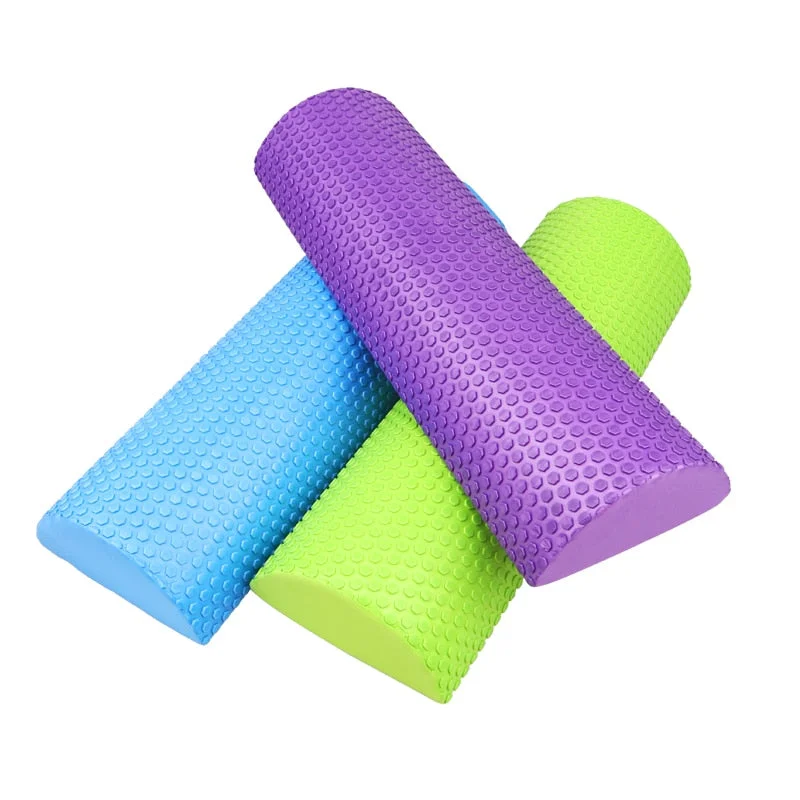 Yoganix Half Round Yoga Block EVA Foam Roller Balance Pad Yoga Pilates for Muscle Restoration Physical Therapy