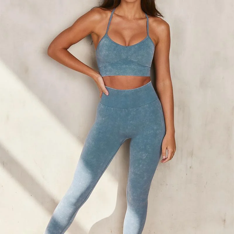 Blue Yoga Set