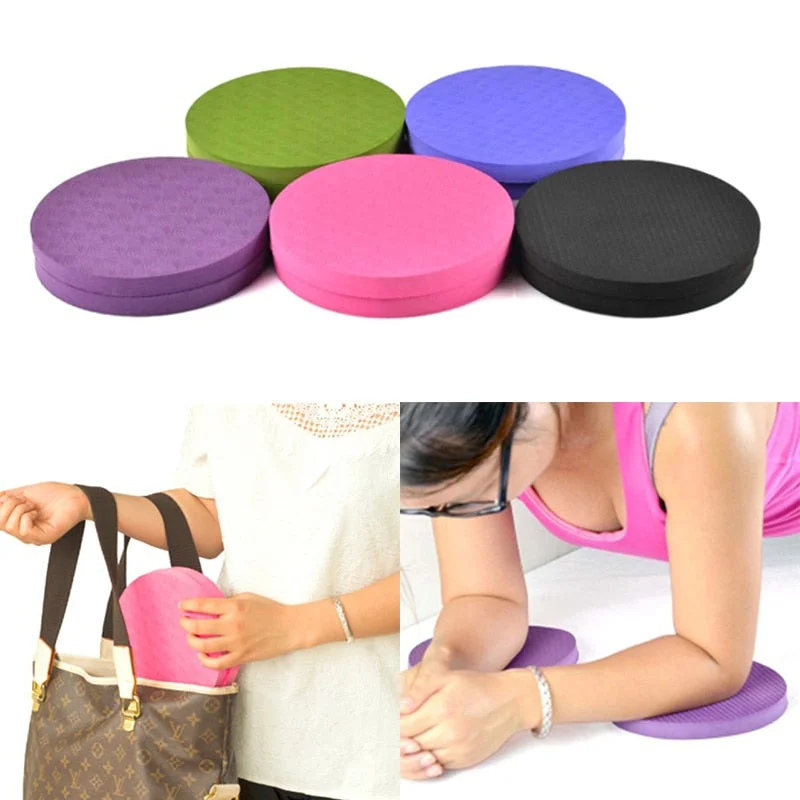 Yoganix 1 Pair TPE Portable Anti-slip Cushion Disc Yoga Mat Workout Exercise Fitness