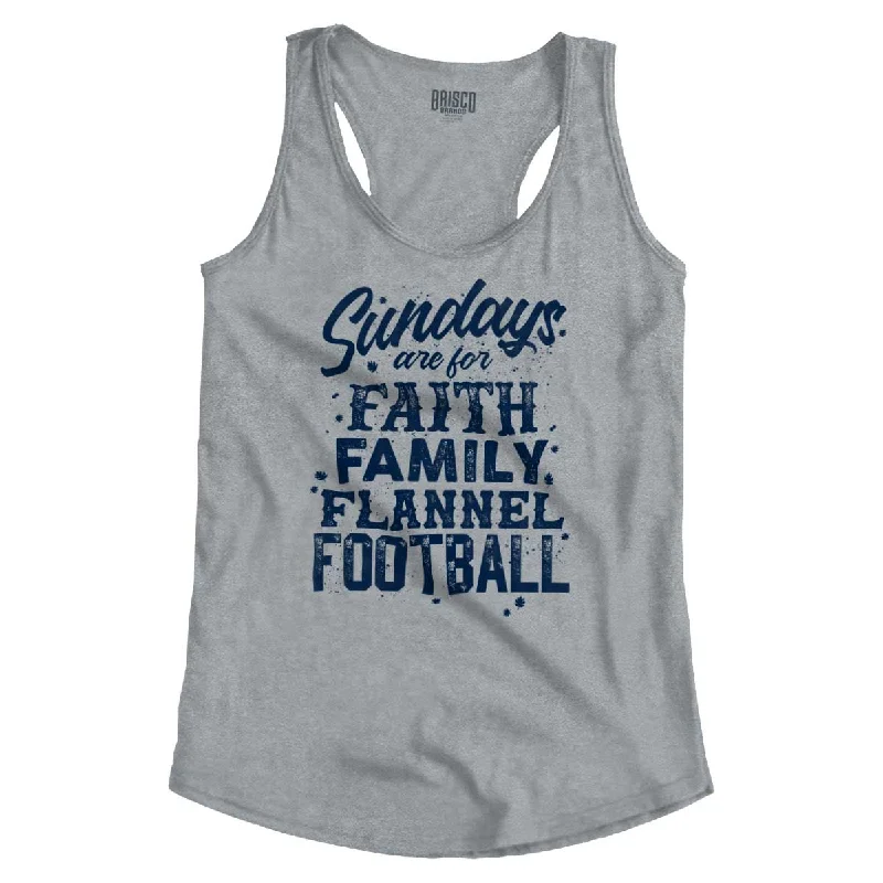 Faith Family Football Racerback