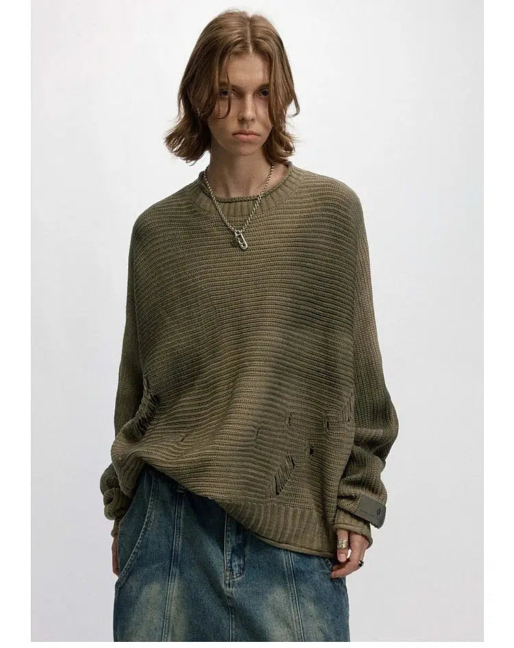 Casual Ribbed Sweater