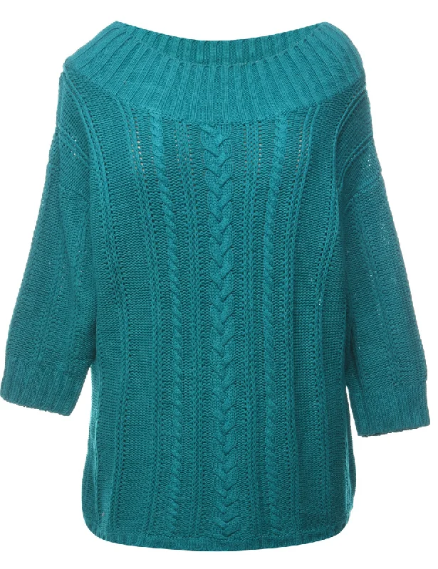 Teal Jumper - L