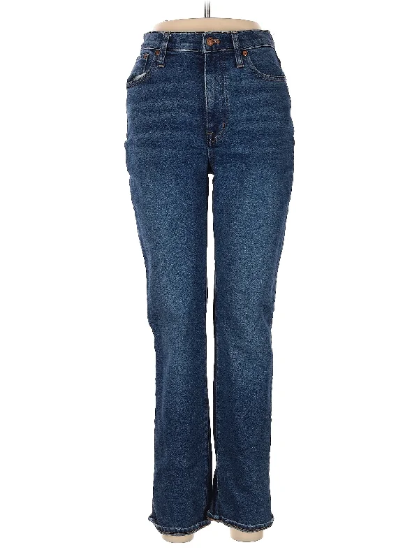 High-Rise Bootleg Jeans in Medium Wash