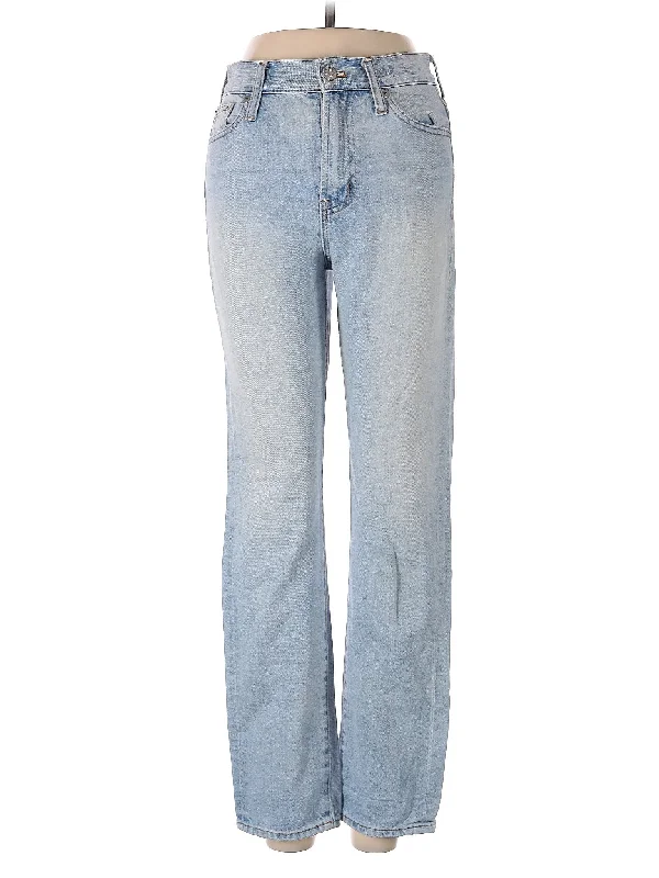 Mid-Rise Bootleg Jeans in Light Wash