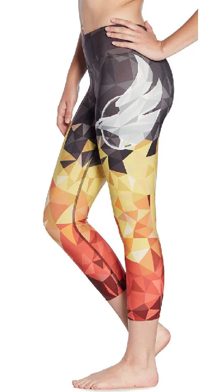 Flames - Capri Length Leggings - CUSTOM ORDER