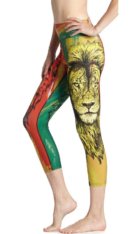 Lion of Zion - Triathlon Capri Leggings - CUSTOM ORDER