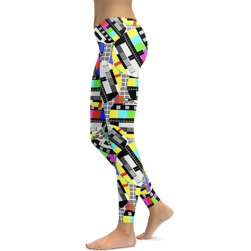 TV No Signal Leggings